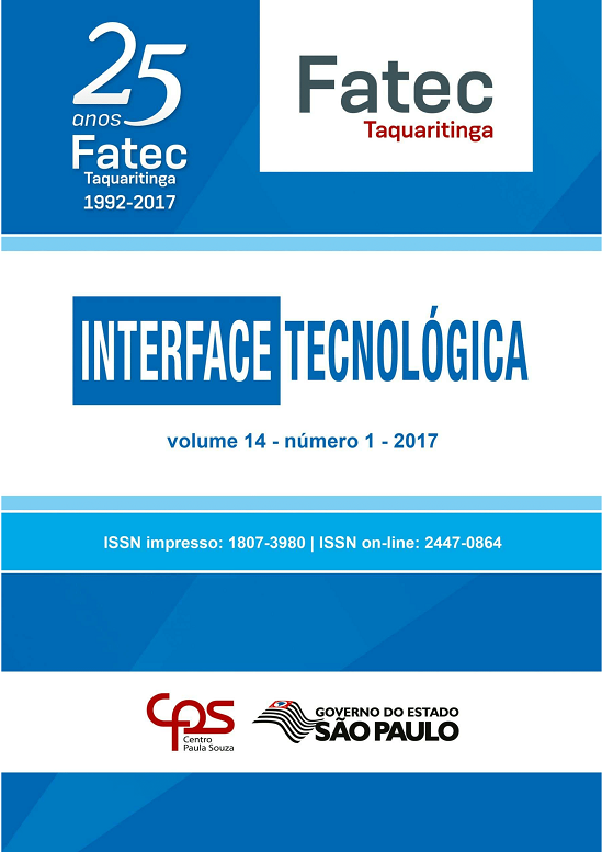 					Visualizar v. 11 n. 1 (2014): Revista Interface Tecnológica
				